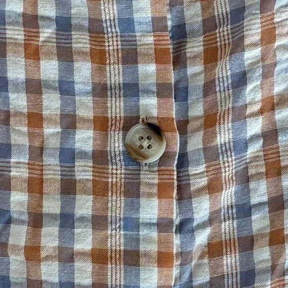 Madewell Gingham Ruffle Sleeve Top - Picture 3 of 4